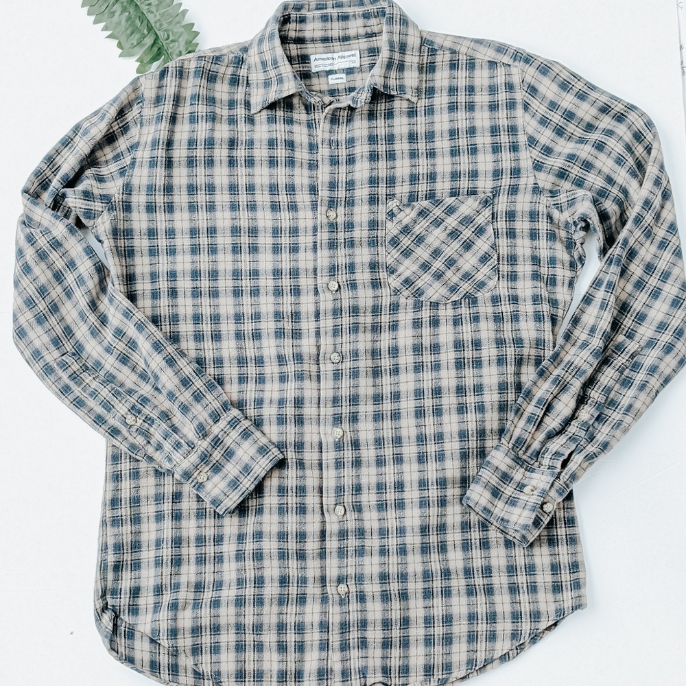 American Apparel flannel shacket